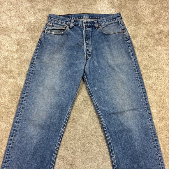 Vintage 90s Levi's 517 Boot Cut Jeans Men's 34x32 (Actual 32x31) - Picture 4 of 16